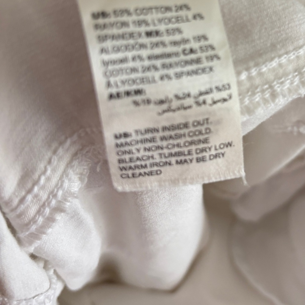 Chico’s White Soft White Jegging ~ Women’s 12/14 & Chico’s Size 2.5 - Picture 4 of 12